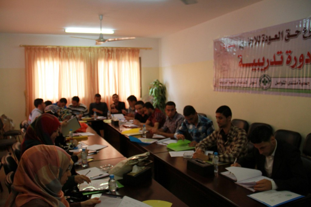 منتدى التواصل تختتم دورة إعداد مبادرين لدعم حق العودة
